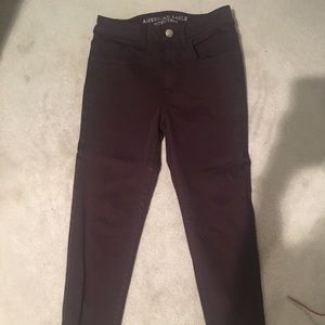 American Eagle purple jeans!